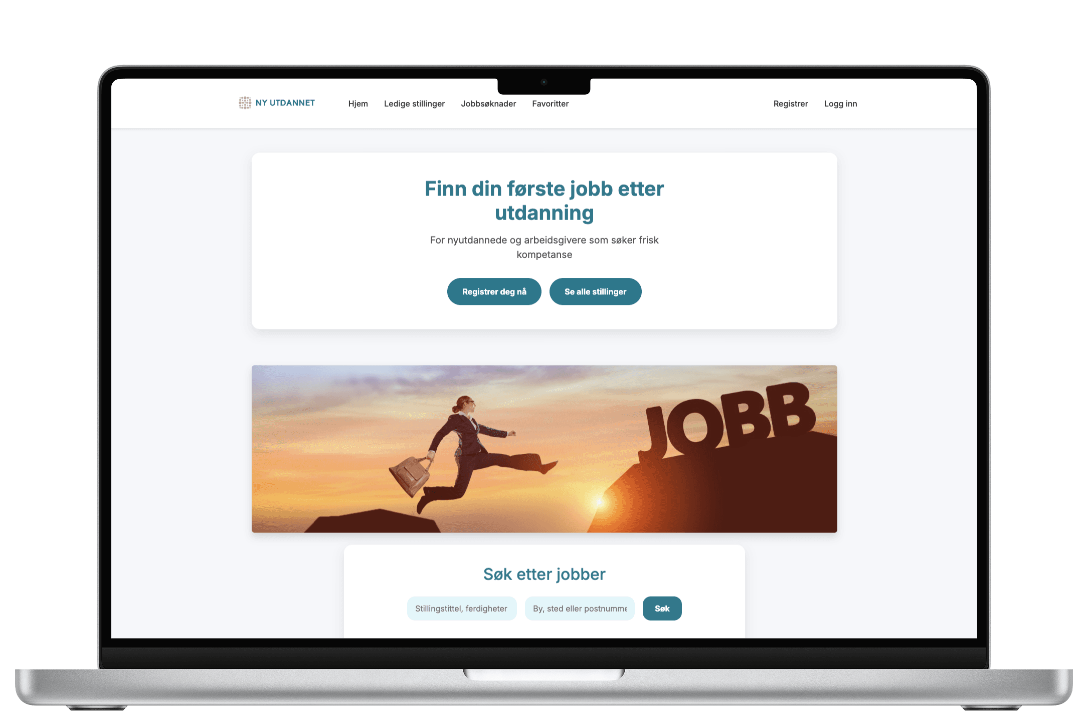 NyUtdannet – skjermbilde